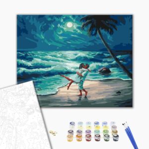 Malowanie po numerach Na wybrzeżu oceanu