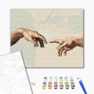 Malowanie po numerach Stworzenie Adama