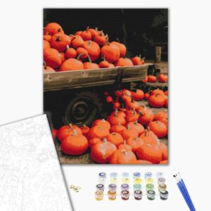 Malowanie po numerach Krajibraz jesienny