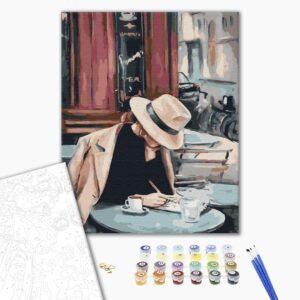 Malowanie po numerach Sprawa w kapeluchu