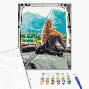 Malowanie po numerach Górski poranek