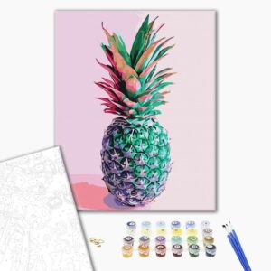 Malowanie po numerach Ananas