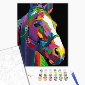 Malowanie po numerach Tęczowy Biegacz