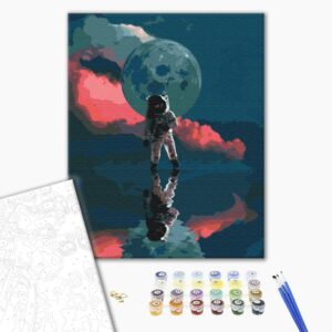 Malowanie po numerach Dzień na Księżyciu