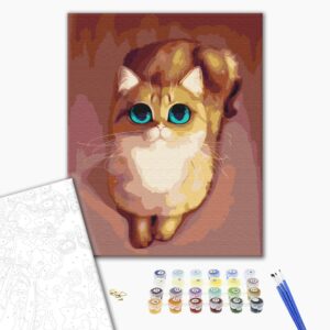 Malowanie po numerach Czekam na ryby