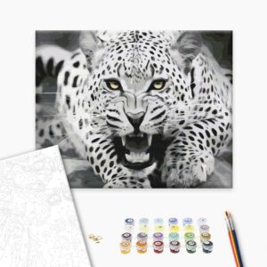 Malowanie po numerach Drapieżnik w ruchu