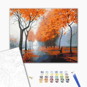 Malowanie po numerach Jesienna kombinacja