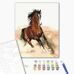 Malowanie po numerach Biegacz w ruchu