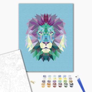 Malowanie po numerach Drapieżnik szczegółowo