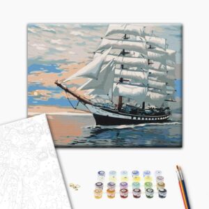 Malowanie po numerach Wiatr w żglach