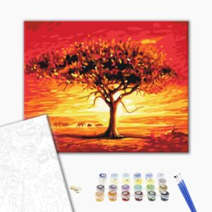 Malowanie po numerach Słońce pustyni