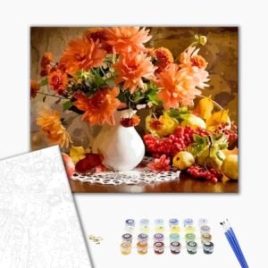 Malowanie po numerach Martwa natura jesieni