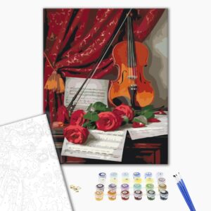 Malowanie po numerach Muzyka kwiatów