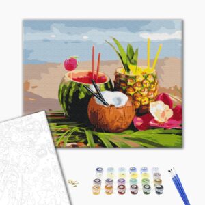 Malowanie po numerach Letnie koktajle.