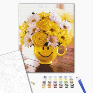 Malowanie po numerach Bukiet szczęścia