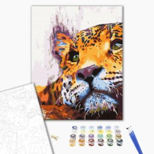 Malowanie po numerach Rysunek drapieżnika