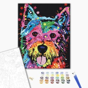 Malowanie po numerach Wielobarwny barsik.