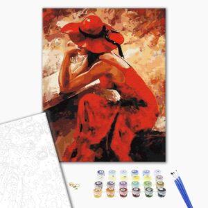 Malowanie po numerach Luksusowa pani