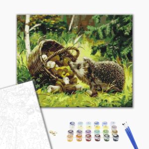 Malowanie po numerach Szczęśliwy Jeż