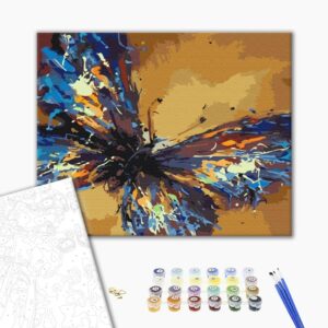 Malowanie po numerach Motyl w szczegółach