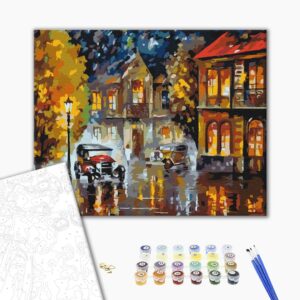 Malowanie po numerach Romantyczna wycieczka