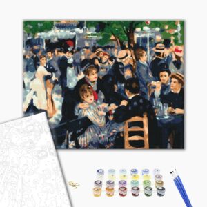 Malowanie po numerach Taniec w Moulin de la Gaette. Renoir.