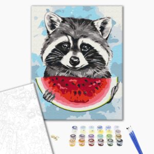 Malowanie po numerach Letni Rumak