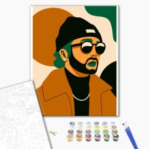 Malowanie po numerach Tryptyk wiosna styl 1