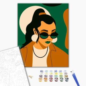 Malowanie po numerach Tryptyk wiosna styl 3