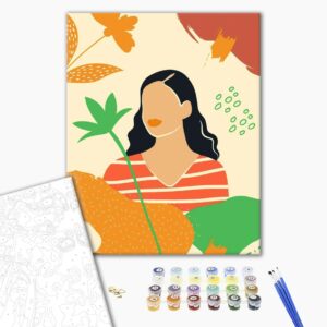 Malowanie po numerach Tryptyk letni styl 1