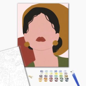 Malowanie po numerach Tryptyk linia styl 1