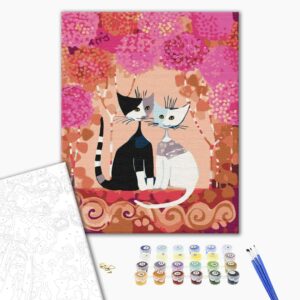 Malowanie po numerach Wspaniałe koty