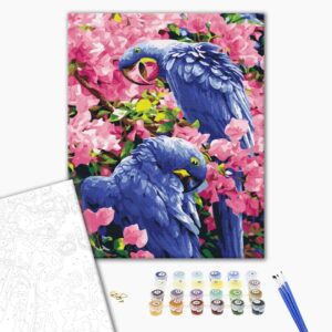 Malowanie po numerach Ptaki w kolorach