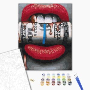 Malowanie po numerach Pyszne pieniądze