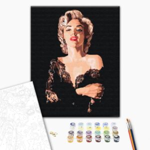 Malowanie po numerach Wrażliwy Marilyn.