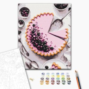 Malowanie po numerach Ciasto jeżynowe