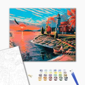 Malowanie po numerach Sceniczny poranek