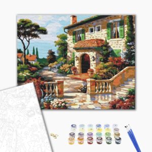 Malowanie po numerach Słoneczna ulica