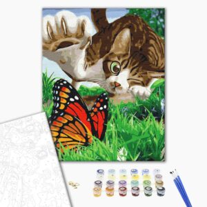 Malowanie po numerach Futrzany łowca