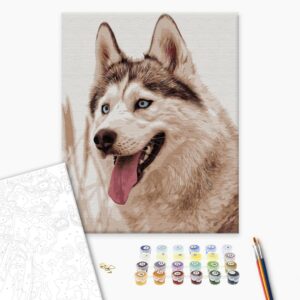 Malowanie po numerach Wilk