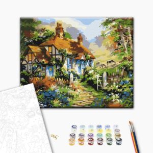 Malowanie po numerach Letni wspaniały dom