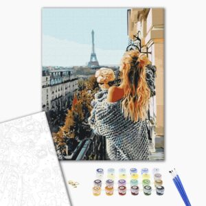 Malowanie po numerach Mademoiselle w Paryżu