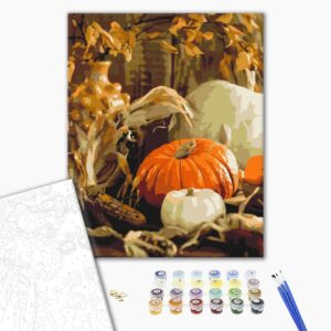 Malowanie po numerach Dynia martwa natura