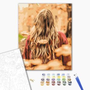 Malowanie po numerach Złote warkocze