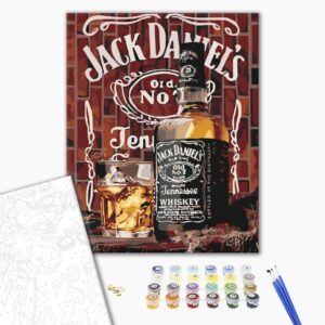 Malowanie po numerach Amerykański whiski