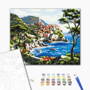 Malowanie po numerach Malownicza wyspa