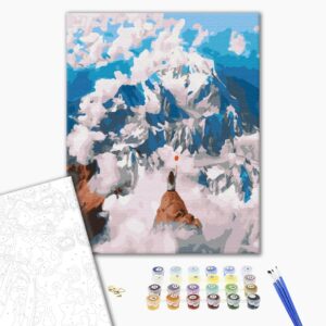 Malowanie po numerach Na szczycie świata