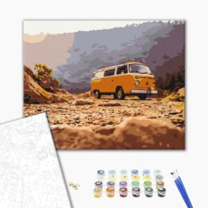 Malowanie po numerach Podróż Hippie.