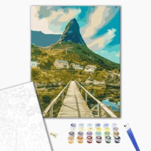 Malowanie po numerach Sceniczna Norwegia