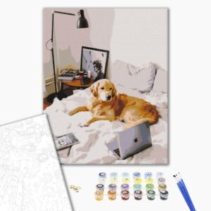 Malowanie po numerach Domowe biuro